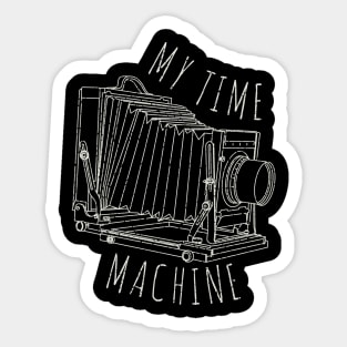 my time machine Sticker